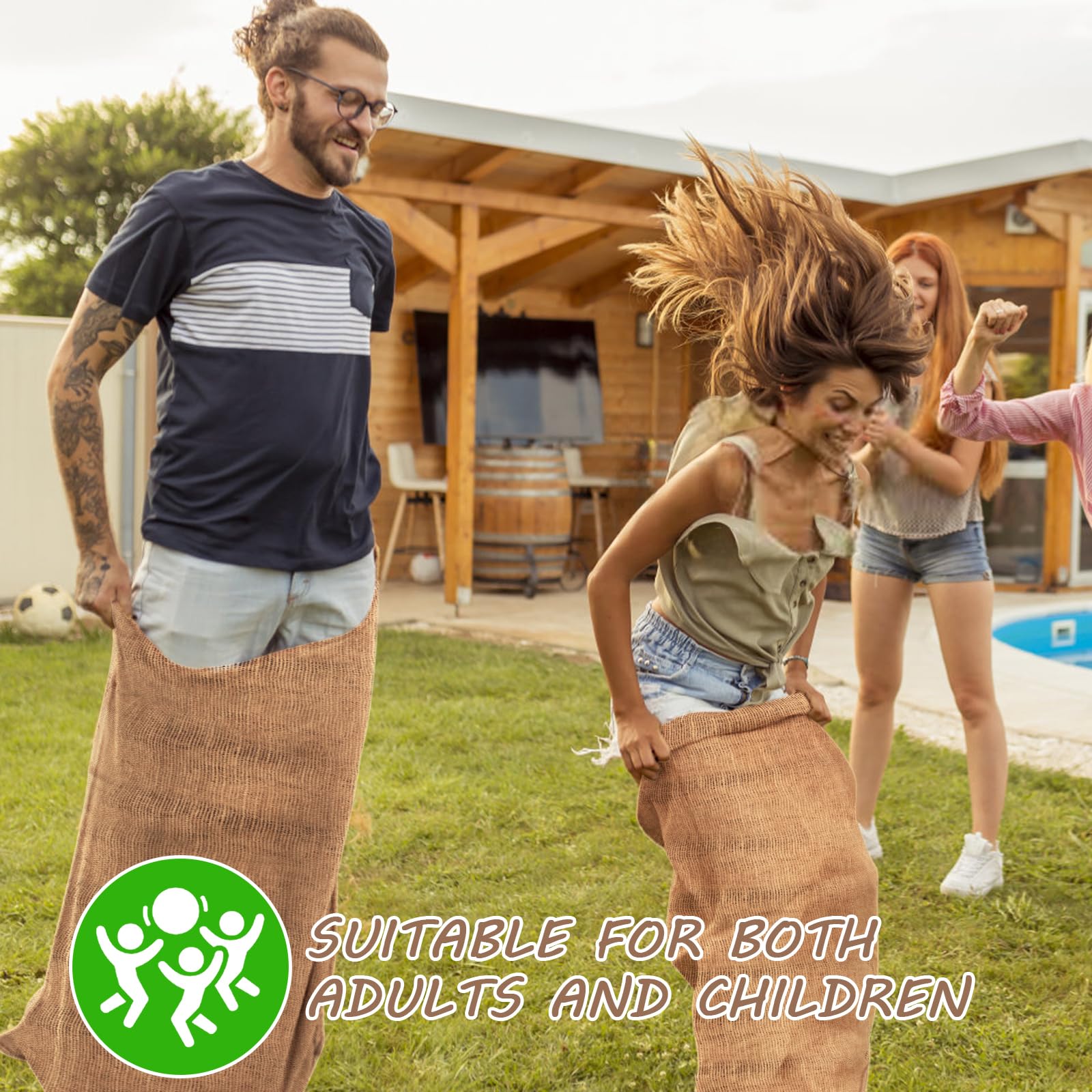Kmise natural jute burlap material with earthy texture and sturdiness