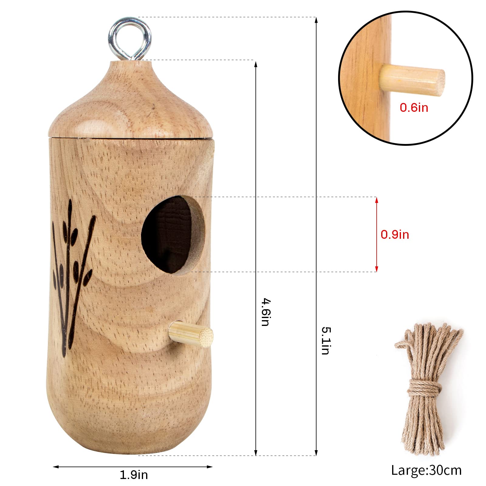 Kmise hanging rope with metal ring demonstrates quick, secure outdoor installation.