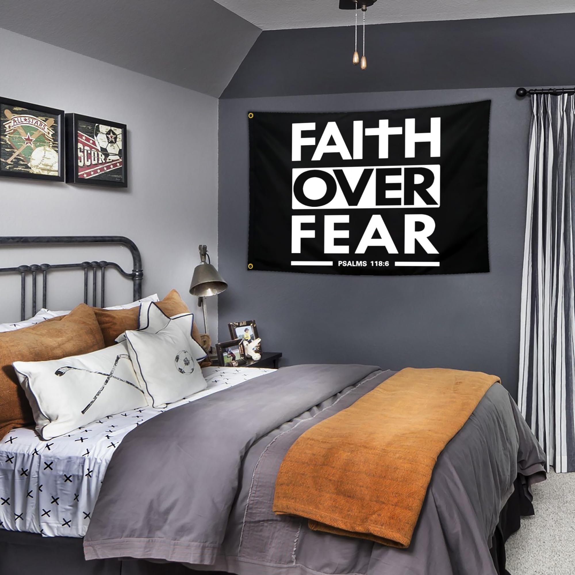 Kmxzint College dorm banner brightens room decor and vibes