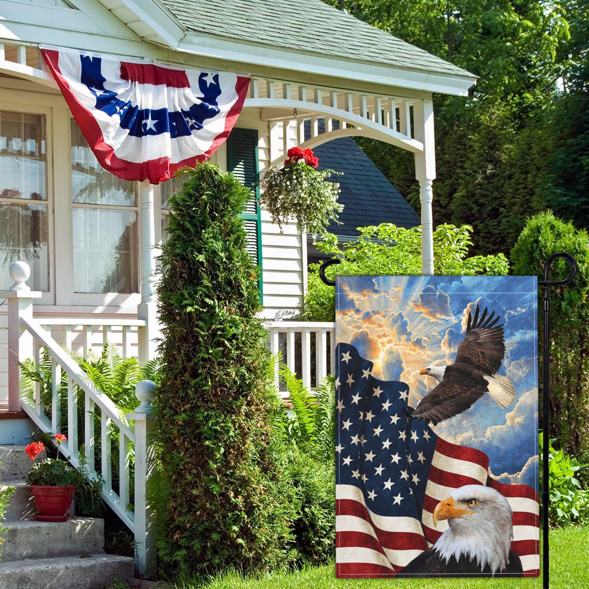 Kmxzint Independence Day flag for outdoor use