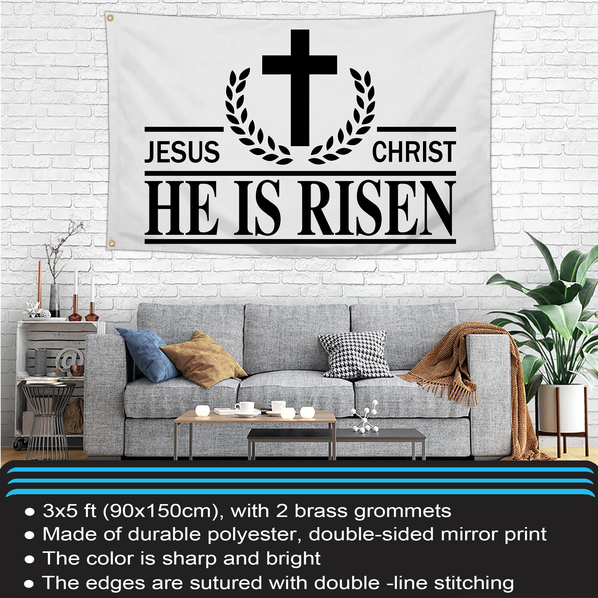 Kmxzint flag durable polyester suitable for weather resistance