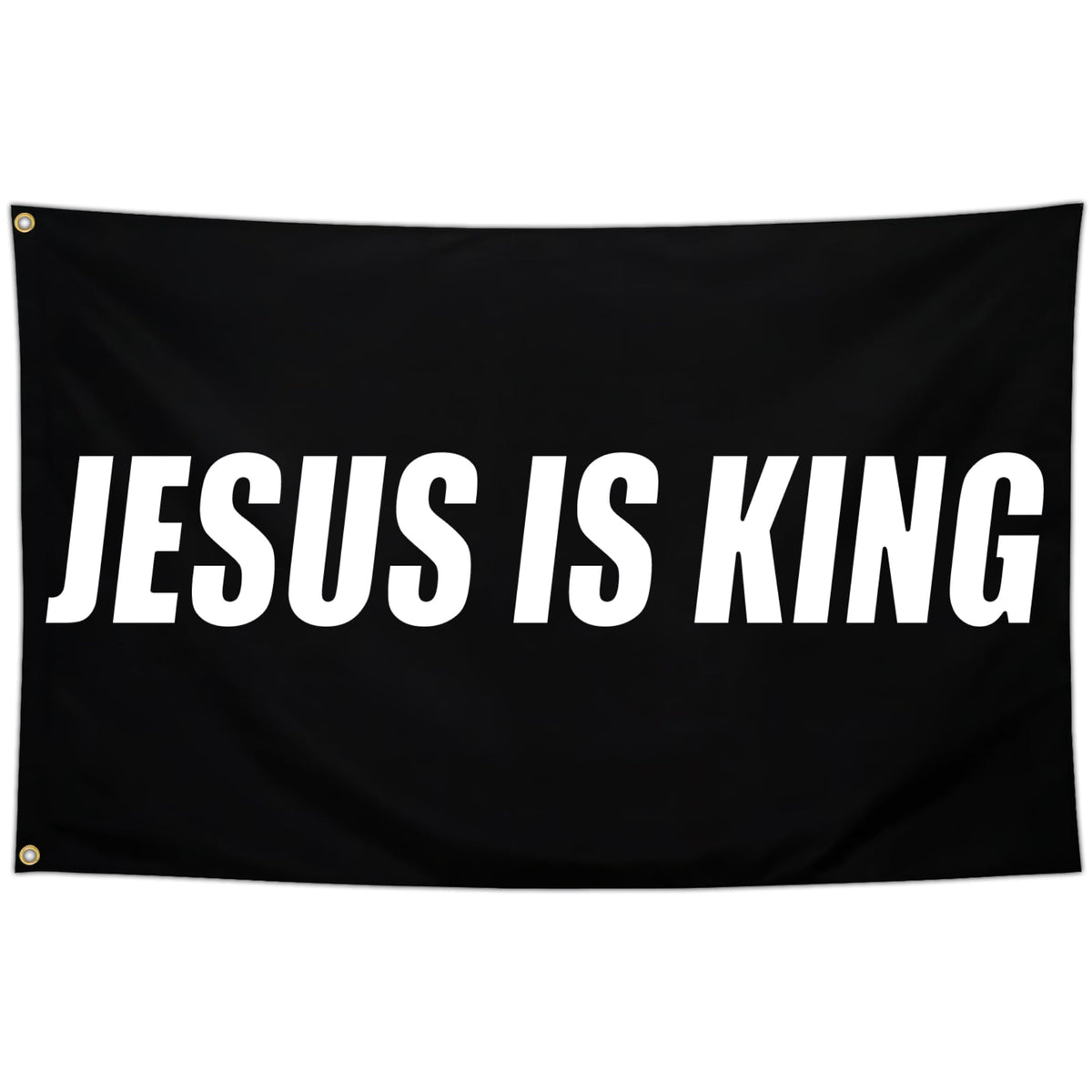 Kmxzint Jesus is King flag double-sided for outdoor display