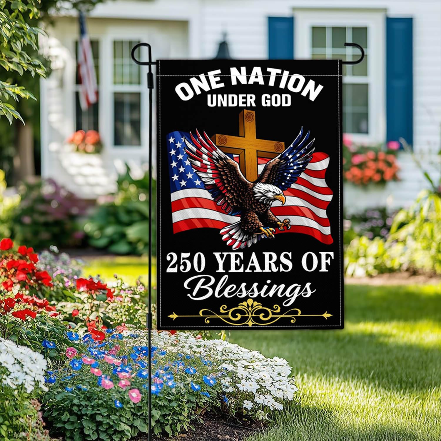 Kmxzint We the People 1776 design detail highlights vivid patriotic artwork.