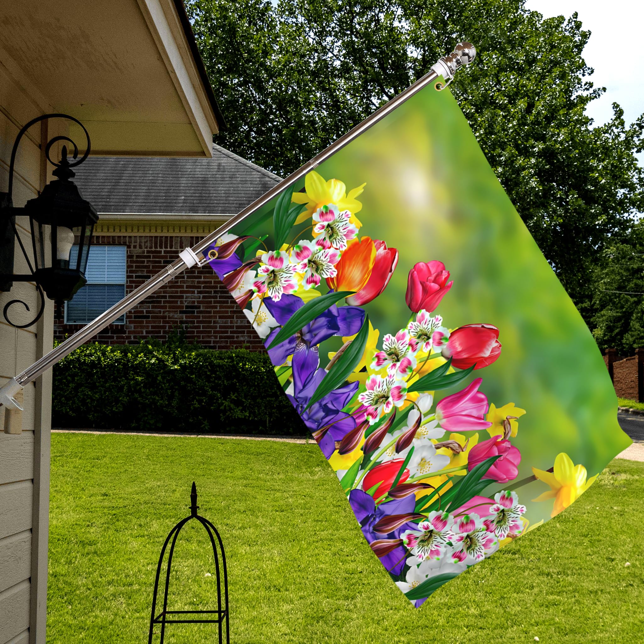 KNAPAL easy-hang 3x5 flag for wall or pole display.