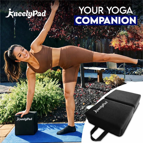 KneelyPad durable memory foam maintains shape under kneeling.