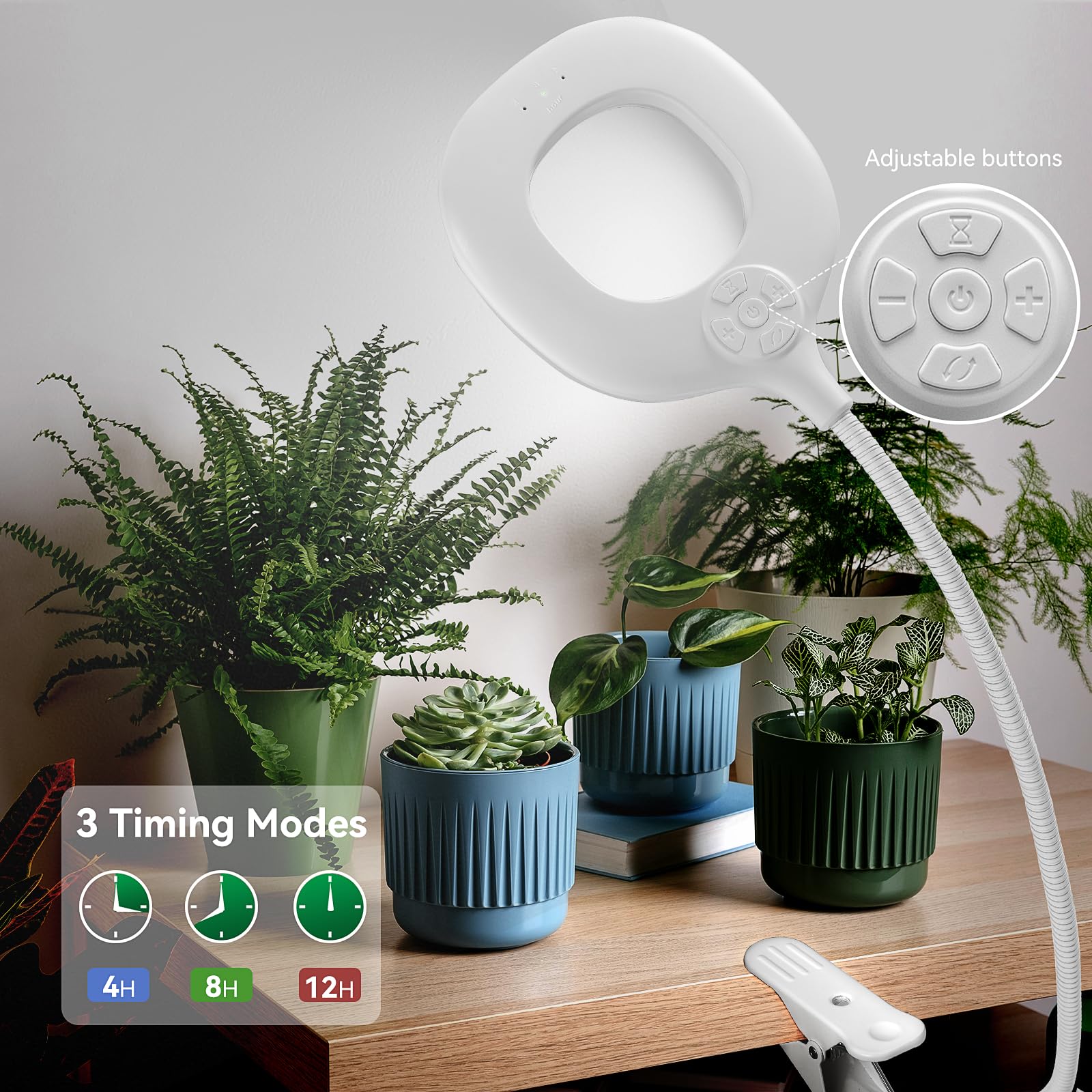 KNHUOS timers enable automatic on/off for consistent daily light cycles