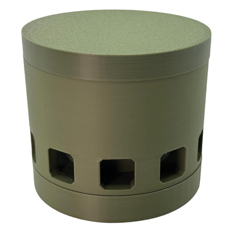 Discreet, compact KnickKnack Aquatics Snail Trap blends into planted tanks.