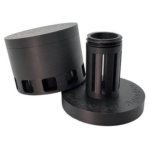 KnickKnack Aquatics Snail Trap Onyx exterior demonstrates a compact, discreet design for tanks.