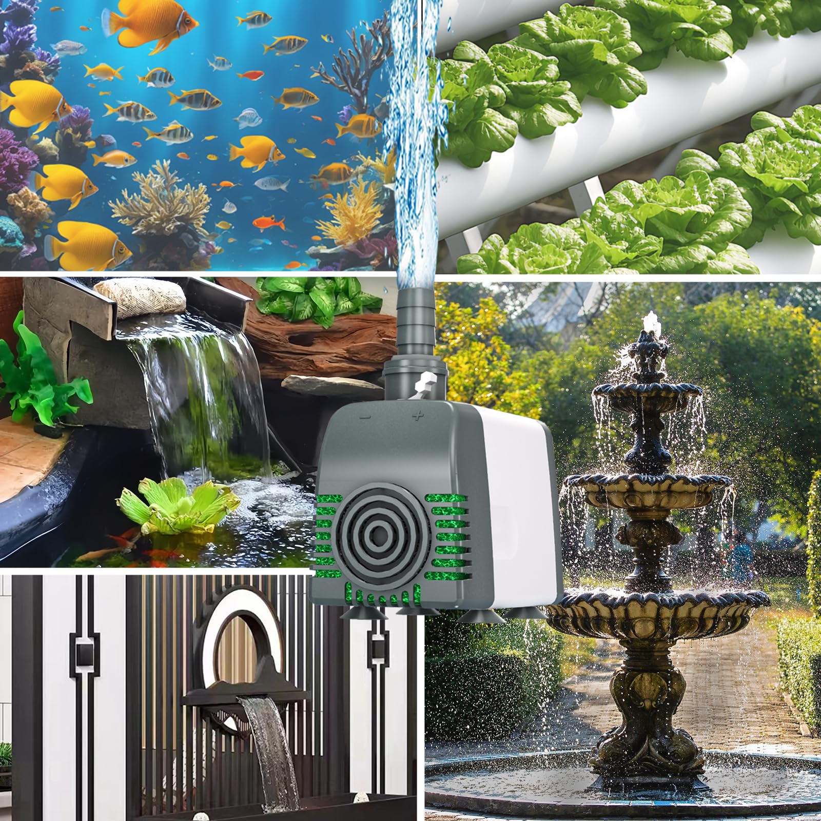 Knifel 10ft cord supports flexible installation around tanks and ponds
