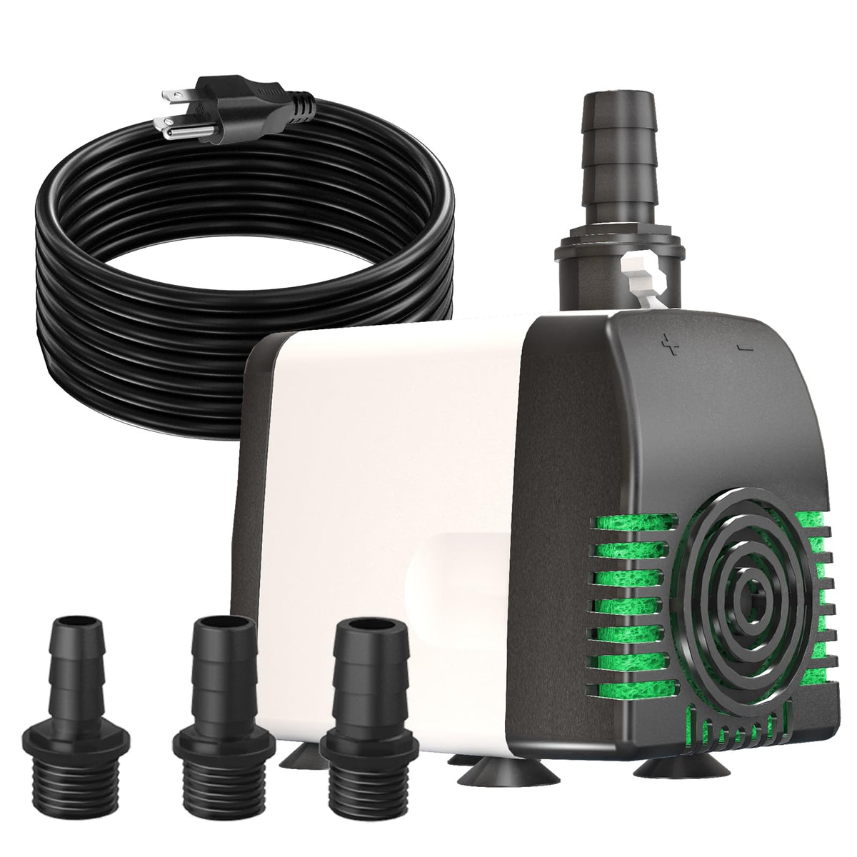 Knifel pond pump housing design for durable operation