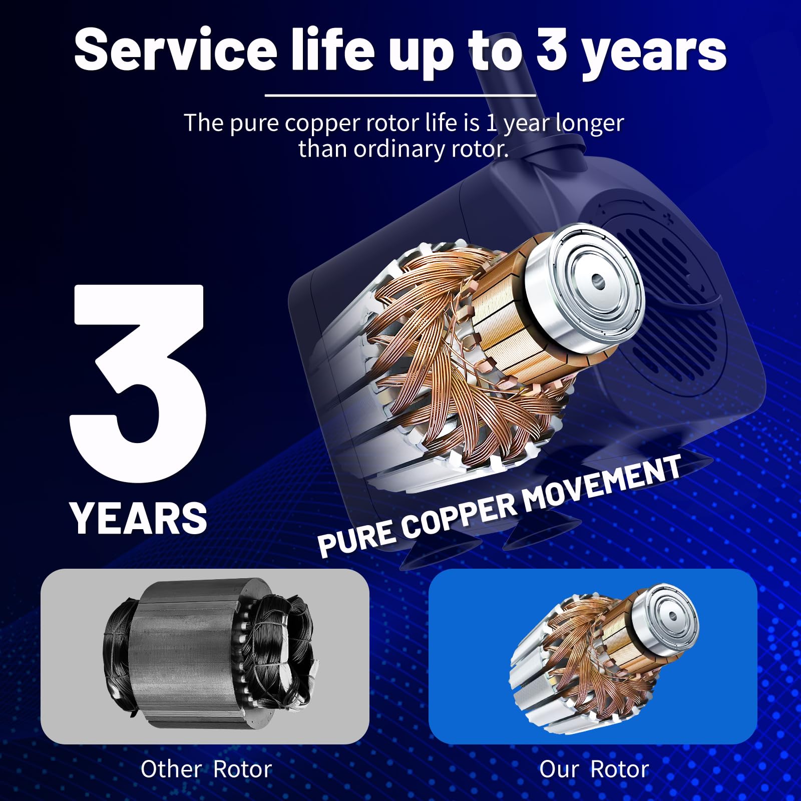 Knifel submersible pump auto-shut-off feature protects equipment during low-water conditions.