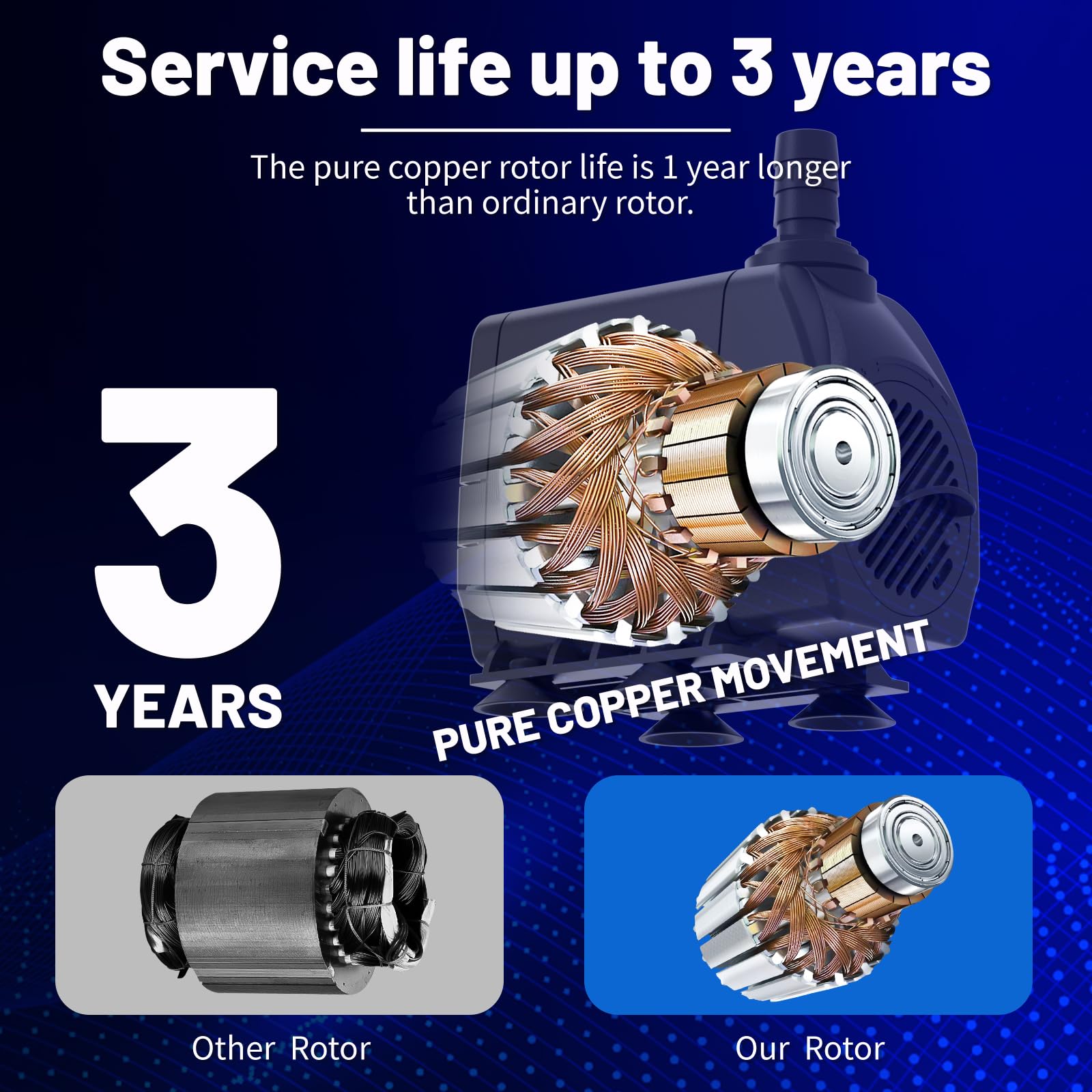 Knifel submersible pump powers fountains with reliable, steady circulation.