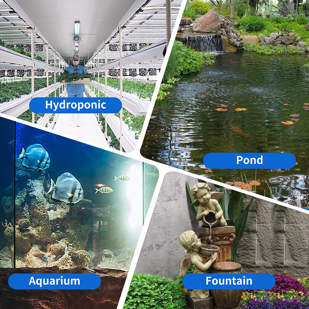 Knifel pump supports hydroponics with steady water circulation.