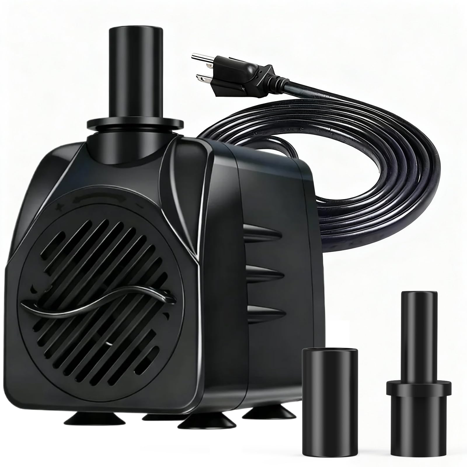 Knifel submersible water pump operating quietly for ponds and aquariums.