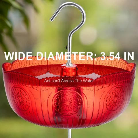 Knowone stainless hook provides durable, rust-free hanging for outdoor use.