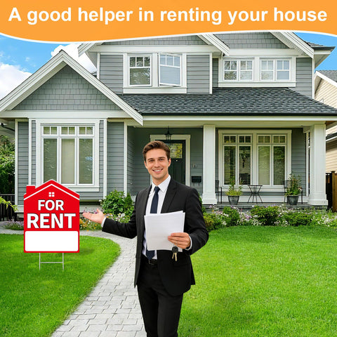 Koalaat For Rent Sign double-sided with blank area for customizable details