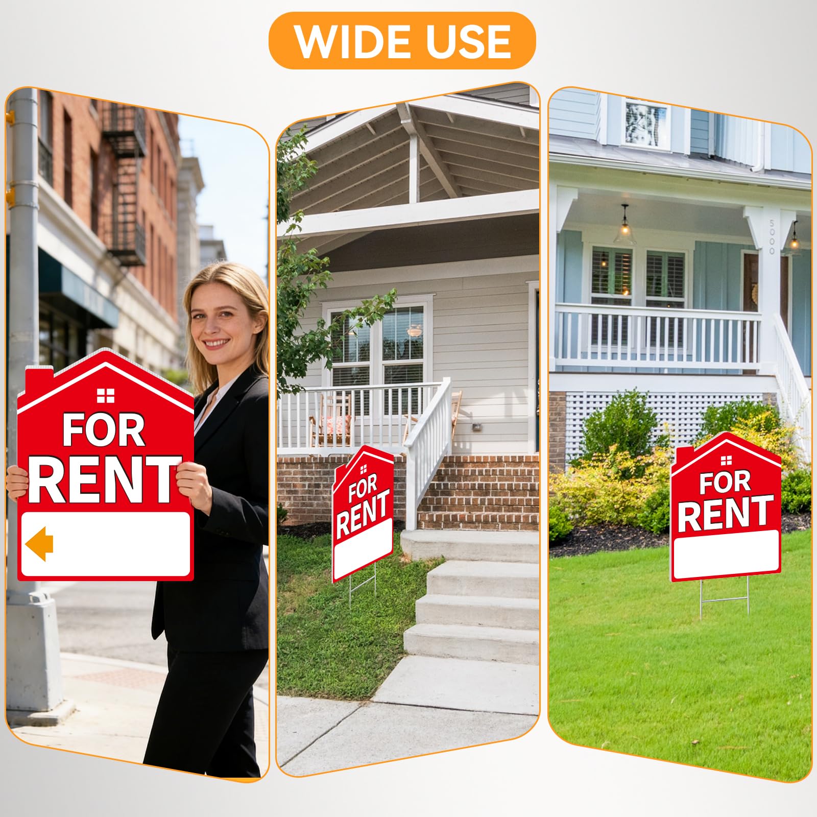 Koalaat Sign kit includes marker and arrows for clear, customizable rental terms