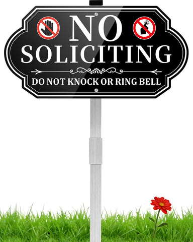 Koalaat no soliciting sign for house at the front door, clear boundary, polite deterrent.