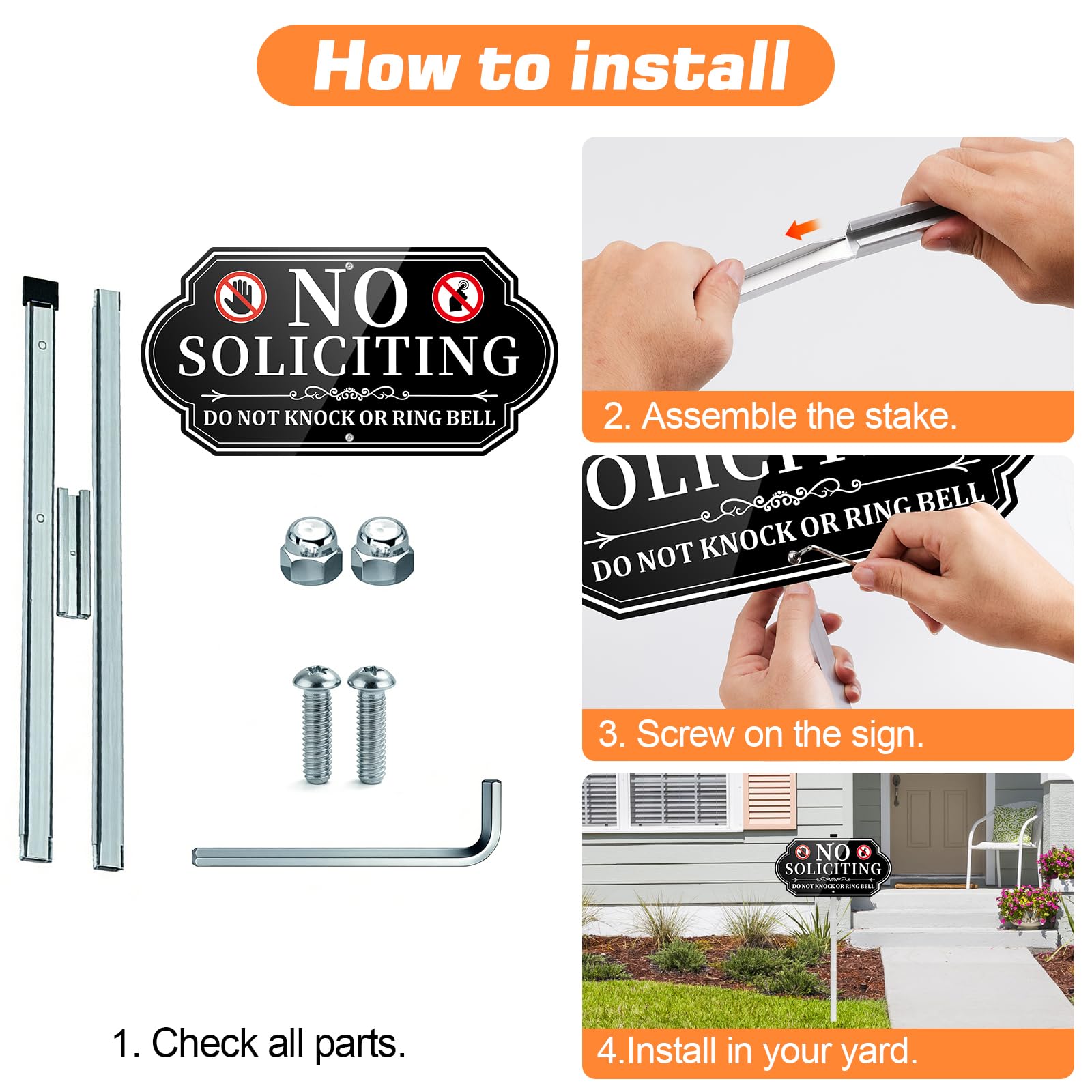 Koalaat no soliciting sign offers a respectful, clear message to deter unsolicited visits.