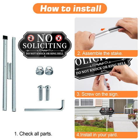 Koalaat no soliciting sign offers a respectful, clear message to deter unsolicited visits.