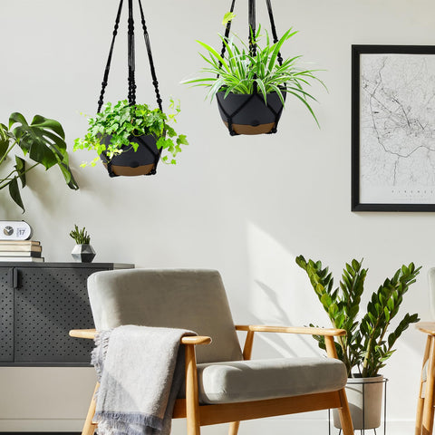 Koalaime hanging planter showing ventilation and drainage holes for healthy roots