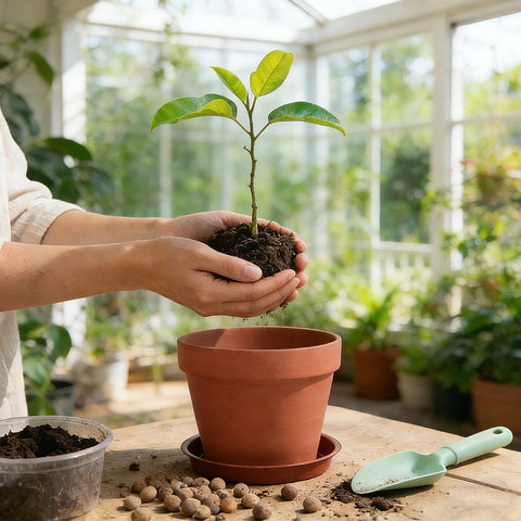 KOAMLY indoor garden set ideal for herbs and small plants
