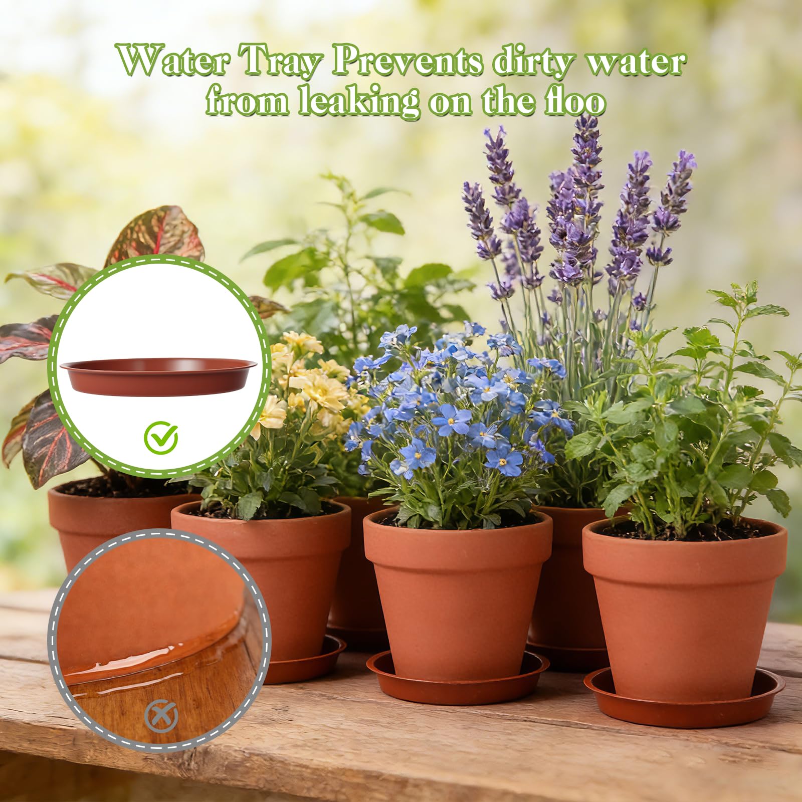 KOAMLY paintable mini pots for labeling and personalization