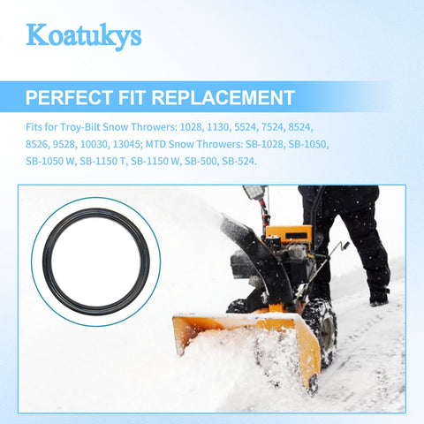 Koatukys friction wheel for Craftsman Select snow blowers, helps maintain reliable balance during use