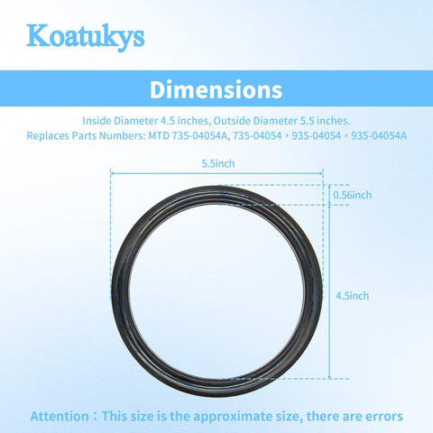 Koatukys friction wheel for MTD Select series, supports consistent performance during heavy snowfall