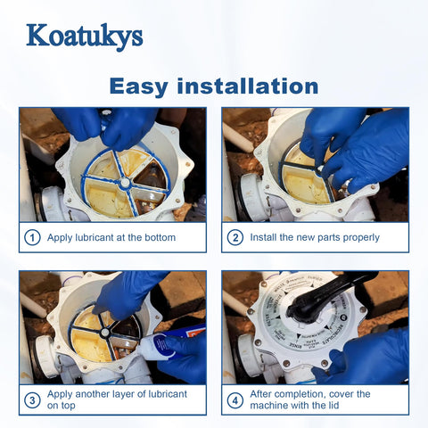 Koatukys gasket close-up emphasizing flexible rubber for anti-leak performance.