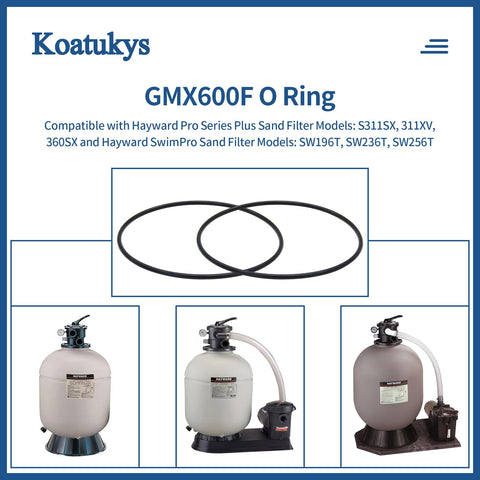 Hayward Pro Series O-Ring pack from Koatukys for reliable filtration sealing.