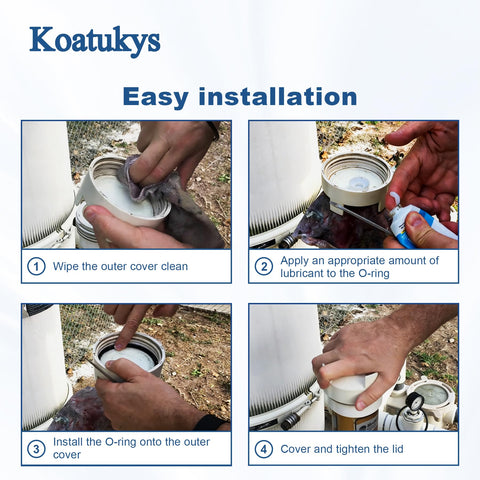 Koatukys rubber compound offers chlorine and UV resistance for pool gear longevity.