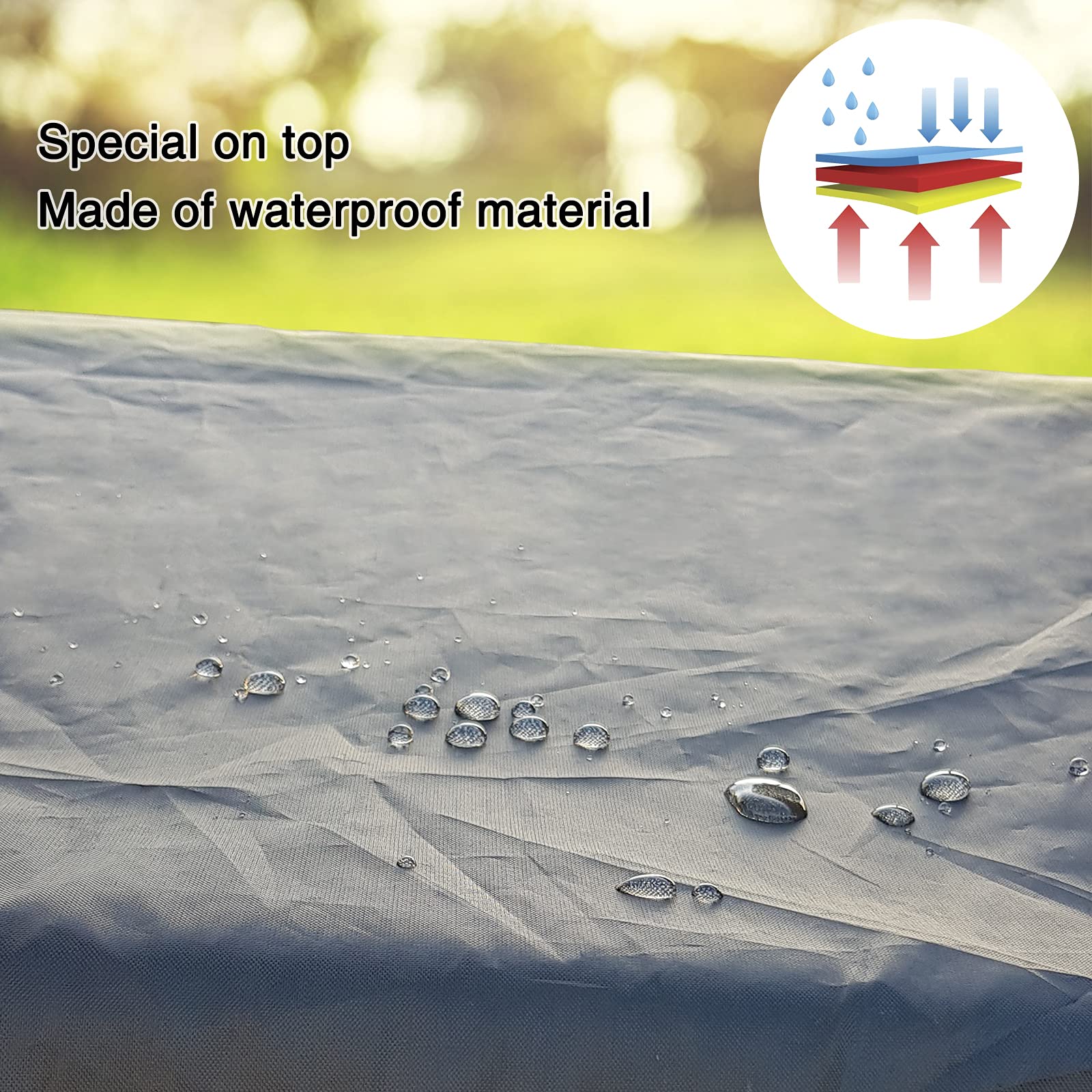 Kocuos fine mesh provides breathable protection from tiny insects.