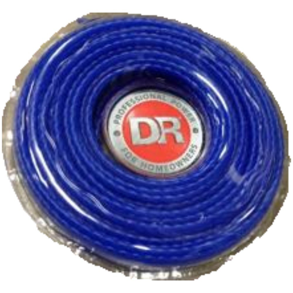Kodiake Dr Walk Behind trimmer mower with braided blue line for precise lawn edging.