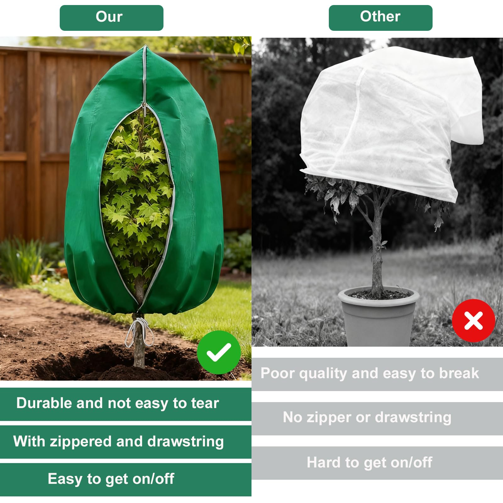 KOEVSU foldable covers stored compactly after use