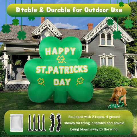 Kofero indoor-outdoor festive decoration ready for any Patrick's Day event.