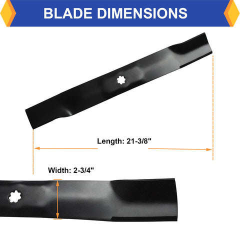 KOFINAM high-lift blades compatible with AM141032, promoting mulching efficiency.