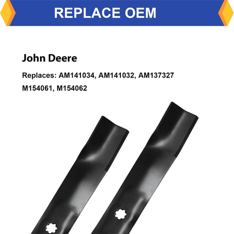 KOFINAM high-lift blades compatible with M154061/M154062 for LT160/LT180 EZtrak use.