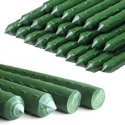 Kogrew 7Feet plant stake with green coating for sturdy garden support