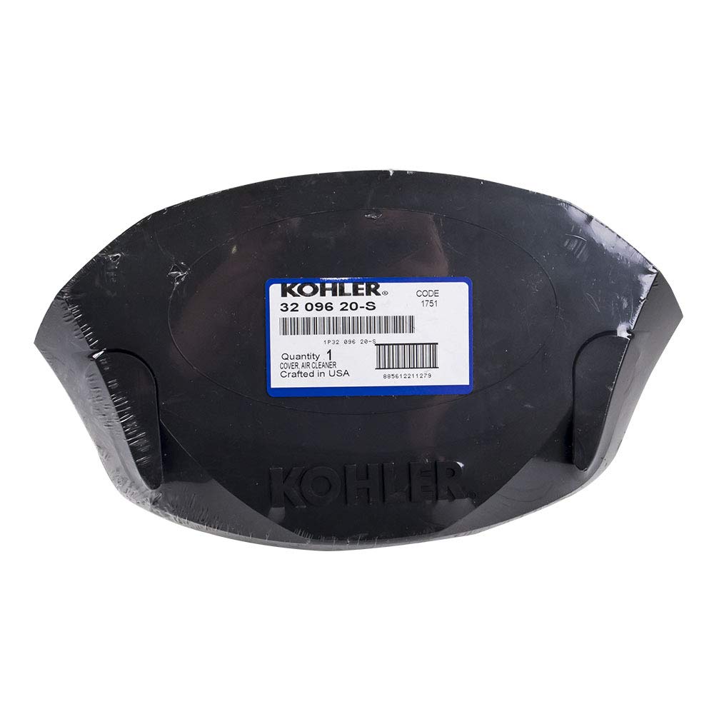 Kohler 32-096-20-S air filter cover assembly; durable OEM quality for reliable engine protection.