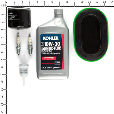 Kohler 7000 series oil filter close-up protecting engine lubrication