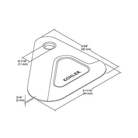 Kohler K-8624-0 safe for nonstick cookware cleaning.
