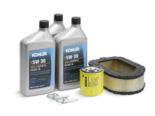 Kohler CH1000 maintenance kit contents for 17/18/20kW, enabling easy service and reliable starts.