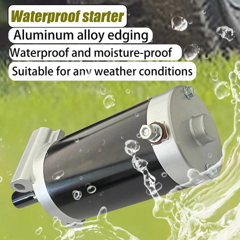 Kohler starter compact 9-tooth design delivers higher torque during start.