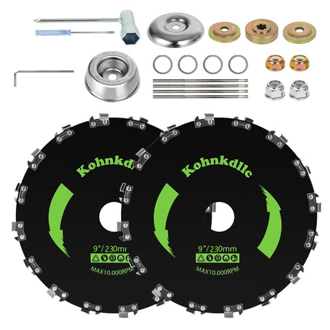 Kohnkdllc 9in 20-tooth blade for tough clearing tasks