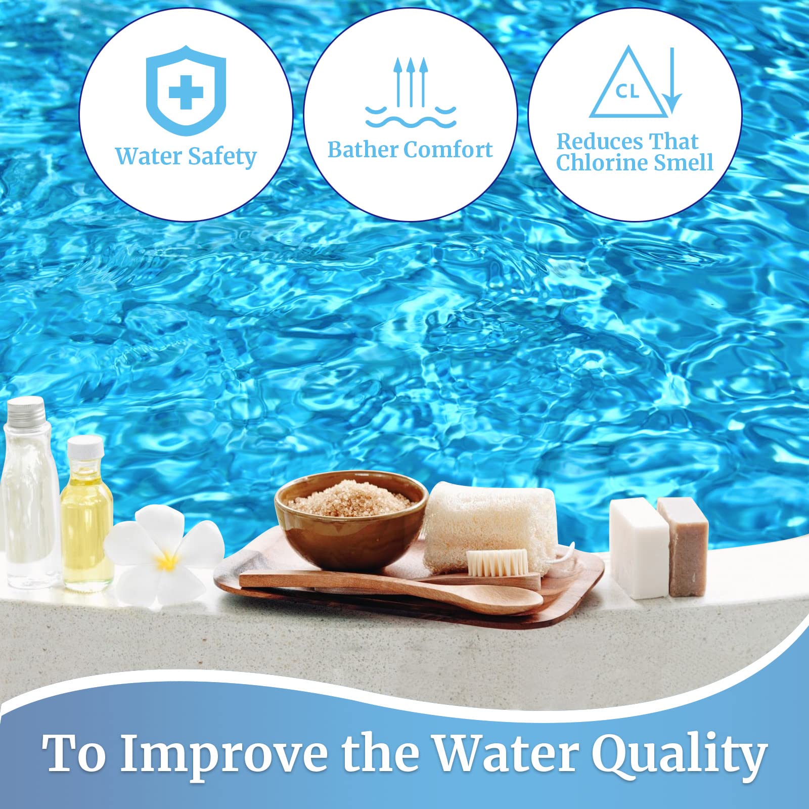 KOIOYA easy-install spa filter for quick setup and relaxation.