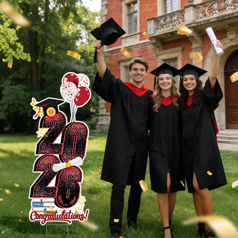 KOITHE 2026 grad yard sign features vivid colors that pop on lawns.