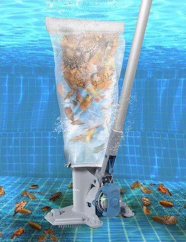 Kokido XTROVAC 910 bag attached during pool cleaning