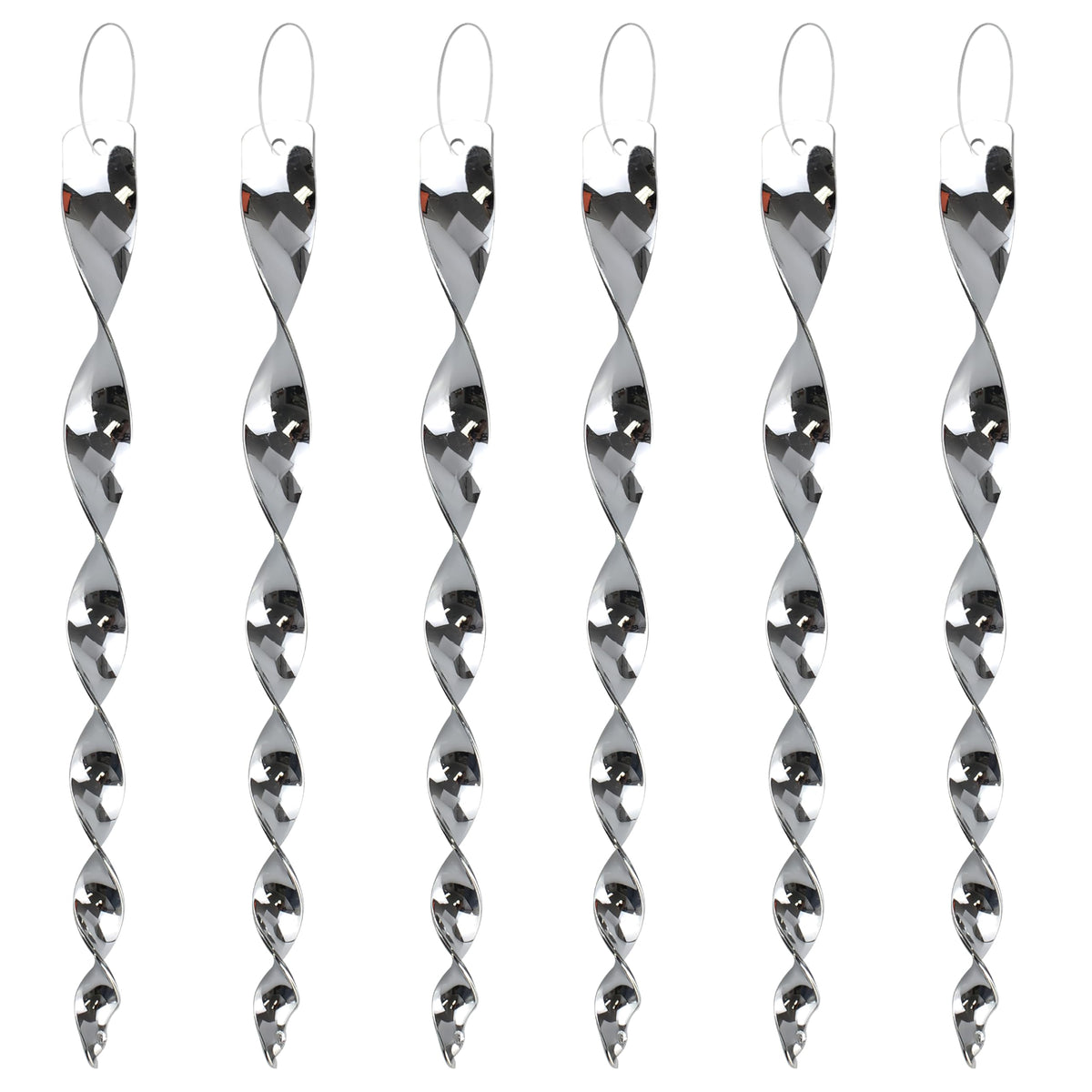 KOKMEYA Bird Scare Rods silver spirals rotate in sun to deter birds