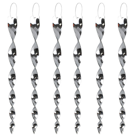 KOKMEYA Bird Scare Rods silver spirals rotate in sun to deter birds